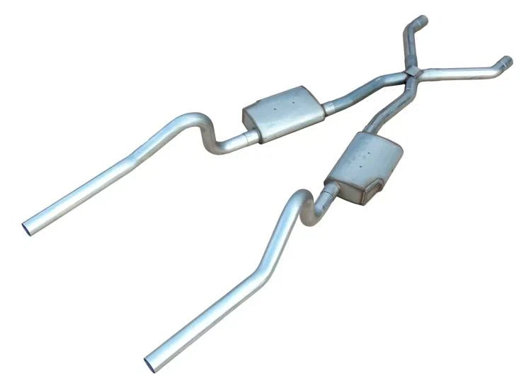 Crossmember Back w_X-Pipe Exhaust System 70-74 Mopar E-Body